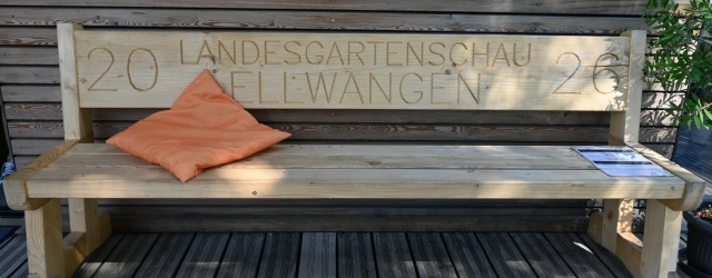 Bank zum Verweilen