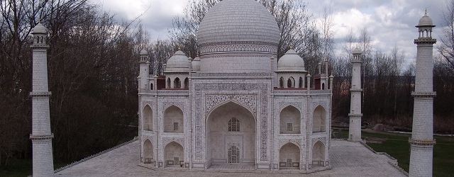 Taj Mahal Miniatur in Lichtenstein