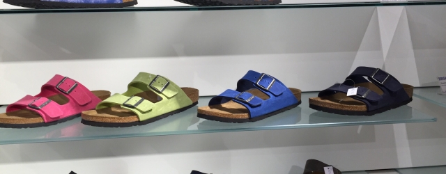 Auswahl veganer Schuhe, Birkenstock