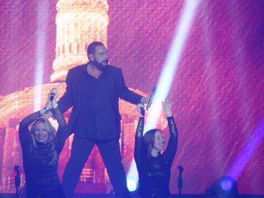 Alphaville Frontman Marian Gold in Action im Wiener Gasometer 6.4 2025