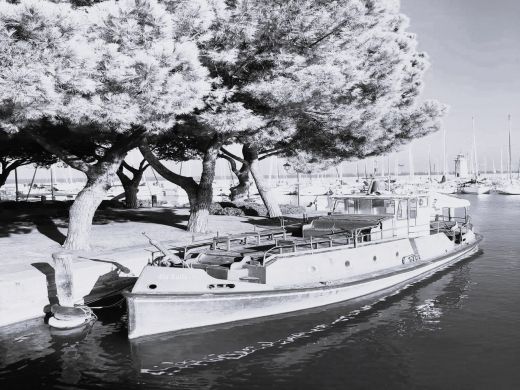 Historisches Boot - Zia Lalla IV in Desenzano del Garda am Gardasee